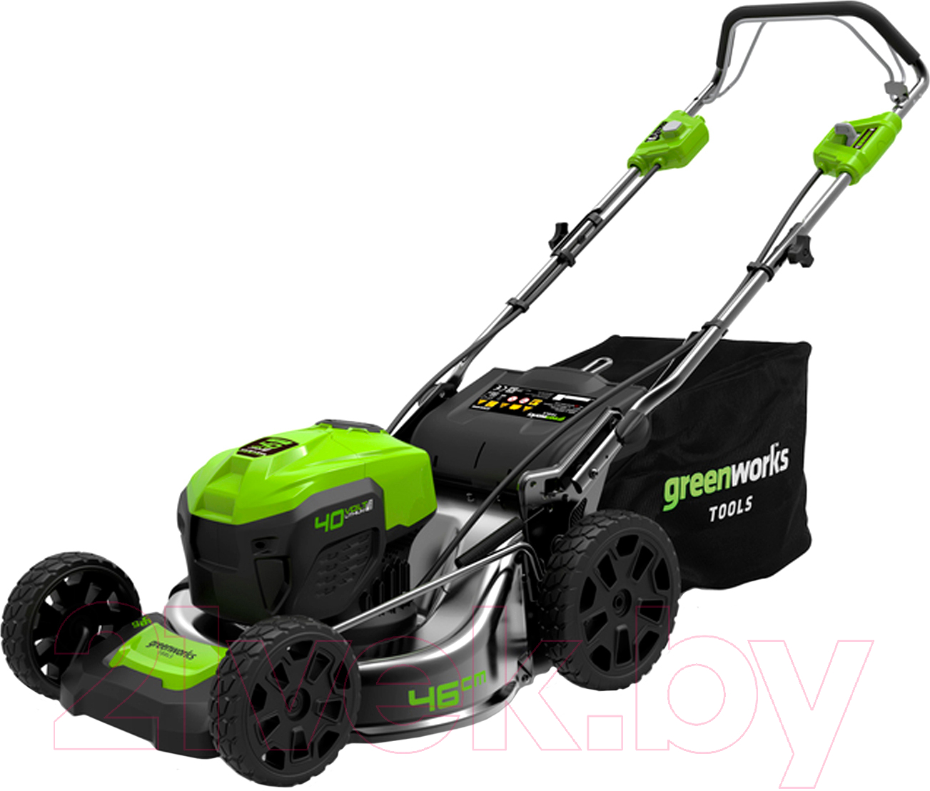 Газонокосилка электрическая Greenworks GD40LM46SPK4