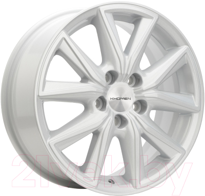 

Литой диск Khomen, KHW1706 CX-5 17x7" 5x114.3мм DIA 67.1мм ET 50мм F-Silver