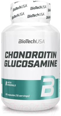 Комплекс для суставов и связок BioTechUSA Глюкозамин Chondroitin Glucosamine / I00000508 (60 капсул)