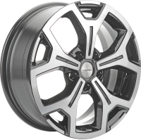

Литой диск Khomen, KHW1710 Ceed 17x6.5" 5x114.3мм DIA 67.1мм ET 50мм Gray