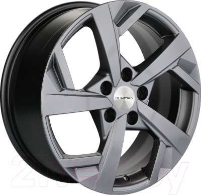 Литой диск Khomen KHW1712 CX-5/Seltos 17x7" 5x114.3мм DIA 67.1мм ET 50мм Gray — фото 3