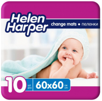 Набор пеленок одноразовых детских Helen Harper 60х60 (10шт) -