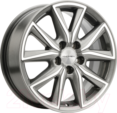 

Литой диск Khomen, KHW1706 Camry 17x7" 5x114.3мм DIA 60.1мм ET 45мм G-Silver FP