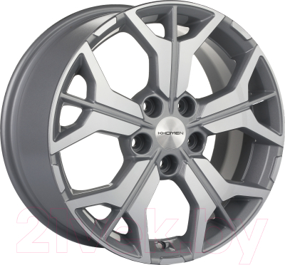 

Литой диск Khomen, KHW1715 Jetta 17x7" 5x112мм DIA 57.1мм ET 54мм Gray FP