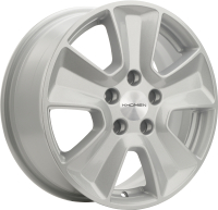 

Литой диск, KHW1601 Ceed 16x6.5" 5x114.3мм DIA 67.1мм ET 50мм F-Silver