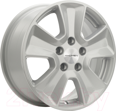 

Литой диск Khomen, KHW1601 Ceed 16x6.5" 5x114.3мм DIA 67.1мм ET 50мм F-Silver