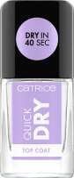 Топовое покрытие для лака Catrice Quick Dry Top Coat (10.5мл) - 
