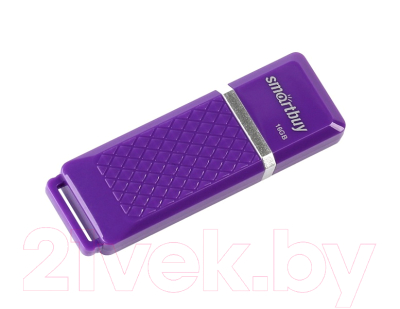 Usb flash накопитель SmartBuy Quartz Series Violet 16GB (SB16GBQZ-V)