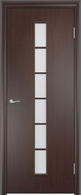 Дверь межкомнатная Тип-С С12 ДО(Ю) 80x200 (венге)