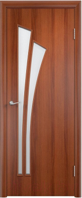 Дверь межкомнатная Тип-С С7 ДО(Ю) 60x200 (итальянский орех)