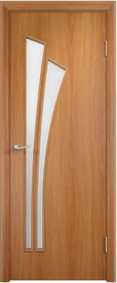 Дверь межкомнатная Тип-С С7 ДО(Ю) 80x200 (миланский орех)