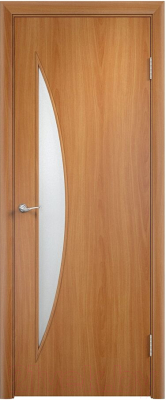 Дверь межкомнатная Тип-С С6 ДО(Ю) 80x200 (миланский орех)