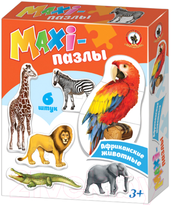 Изображение товара Развивающая игра Русский стиль Африканские животные / RS-02540