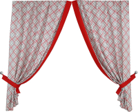 

Комплект штор Nadzejka, Шотландка / Hk.Ht