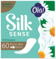 Прокладки ежедневные Ola! Daily Deo Silk Sense Ромашка (60шт) - 