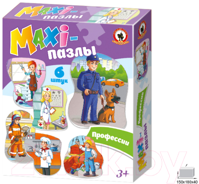 Изображение товара Набор пазлов Русский стиль Профессии / RS-02553