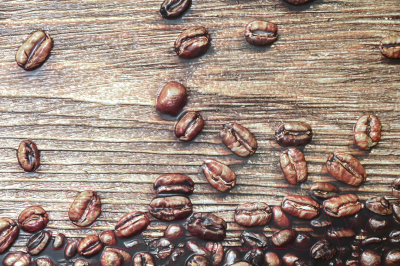 Панель ПВХ Grace Усиленная Кофейные зерна (602x1002x5мм)
