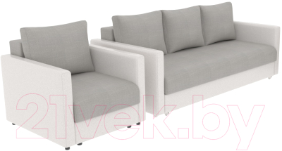Комплект мягкой мебели Divanta Эдем 7 3-6 (диван, кресло)