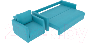 Комплект мягкой мебели Divanta Эдем 7 10 (диван, кресло)