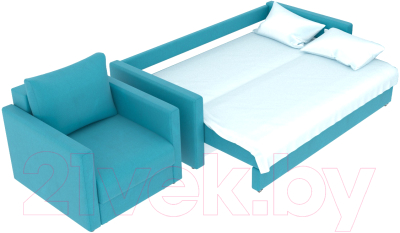 Комплект мягкой мебели Divanta Эдем 7 10 (диван, кресло)