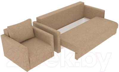 Комплект мягкой мебели Divanta Эдем 7 14 (диван, кресло)