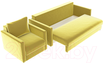 Комплект мягкой мебели Divanta Эдем 7 16 (диван, кресло)