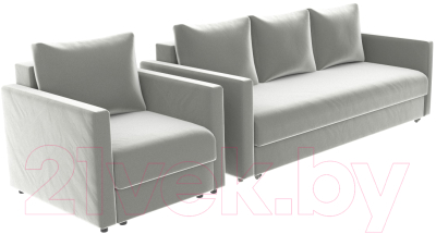 Комплект мягкой мебели Divanta Эдем 7 18 (диван, кресло)