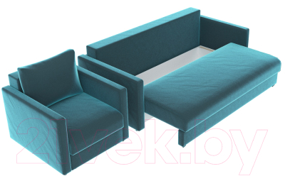 Комплект мягкой мебели Divanta Эдем 7 22 (диван, кресло)
