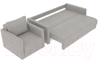 Комплект мягкой мебели Divanta Эдем 7 10-3 (диван, кресло, декор подушки)