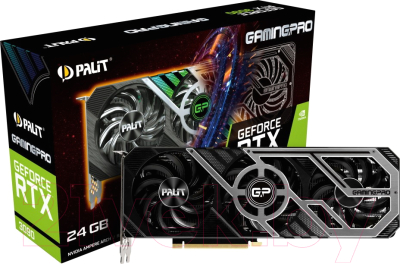 Изображение товара Видеокарта Palit RTX 3090 GamingPro 24G GDDR6X (NED3090019SB-132BA)