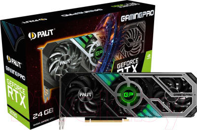 Изображение товара Видеокарта Palit RTX 3090 GamingPro 24G GDDR6X (NED3090019SB-132BA)