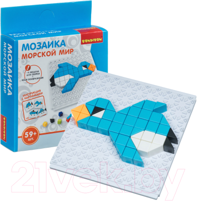 Развивающая игрушка Bondibon Мозаика. Морской мир / ВВ4424