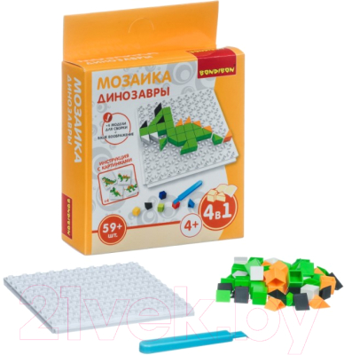 Развивающая игрушка Bondibon Мозаика. Динозавры / ВВ4425