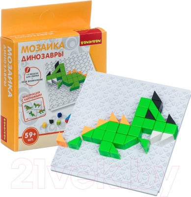 Развивающая игрушка Bondibon Мозаика. Динозавры / ВВ4425