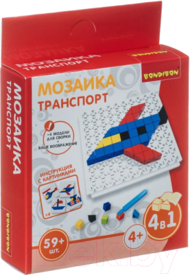 Развивающая игрушка Bondibon Мозаика. Транспорт / ВВ4427