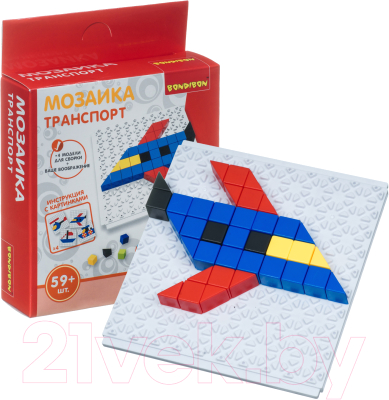 Развивающая игрушка Bondibon Мозаика. Транспорт / ВВ4427