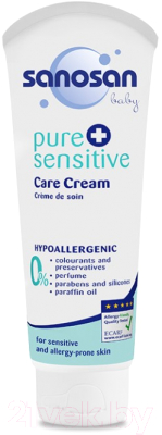 

Крем детский Sanosan, Для чувствительной кожи Pure Sensitive / 89651