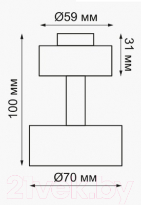 Потолочная база для светильника Novotech Unit 370616 (черный)