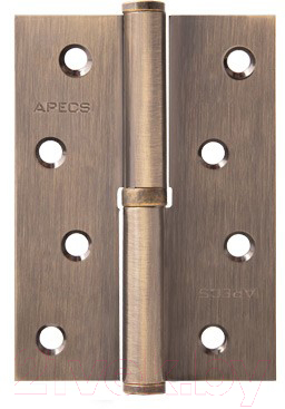 Петля дверная Apecs 100x70-B-Steel-AB-L (бронза)