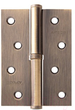 Петля дверная Apecs 100x70-B-Steel-AB-R (бронза)