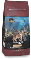 Сухой корм для кошек Landor С избыточным весом и стерилизованных утка с рисом / 7843125 (10кг) - 