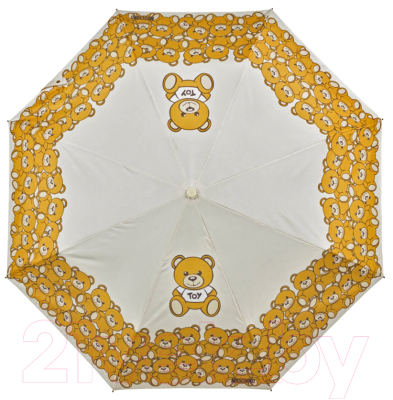 Зонт складной Moschino 8000-OCI Toy Teddy Bear Beige