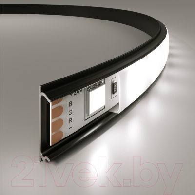 Профиль для светодиодной ленты Elektrostandard LL-2-ALP012 (черный/белый)