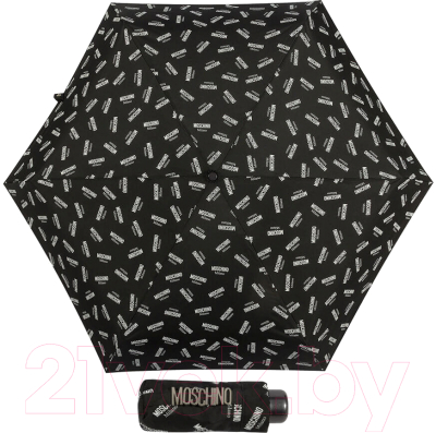 

Зонт складной Moschino, 8018-Superminia Logo Black