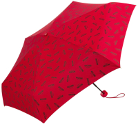 Зонт складной Moschino 8018-Superminic Logo Red - 