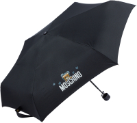 Зонт складной Moschino 8042-superminiA Shadow Bear Black - 