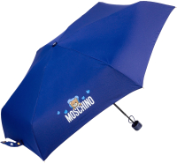 Зонт складной Moschino 8042-superminiF Shadow Bear Dark Blue - 