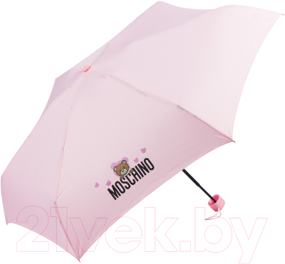 Зонт складной Moschino 8042-superminiN Shadow Bear Pink
