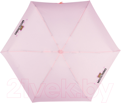 Зонт складной Moschino 8042-superminiN Shadow Bear Pink