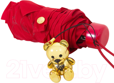 Зонт складной Moschino 8043-SuperminiС Monobear Red